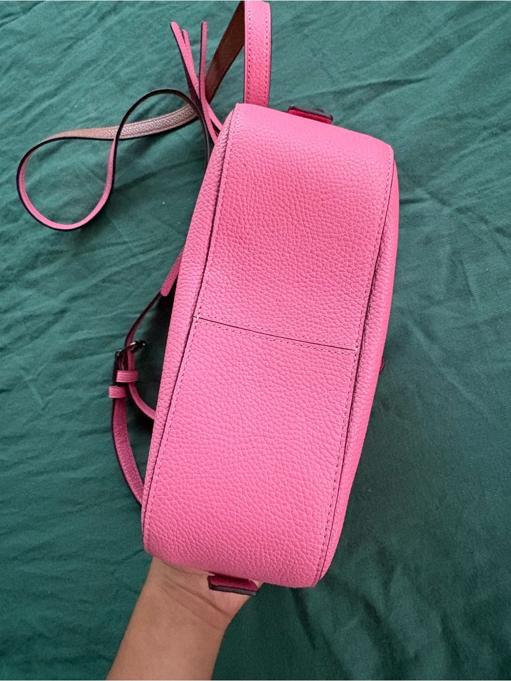 Coach x Keith Haring Pebbled Leather Crossbody Bag - Pink View 5